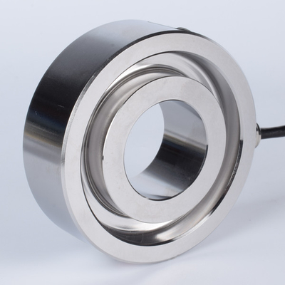 10-200kn Ring Force Sensor 1.5mv / V خلية تحميل من الفولاذ المقاوم للصدأ